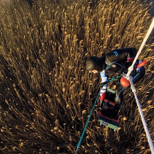 Winters on Lake Neusiedel, Austria. (photo/rider: Oliver Palmers)