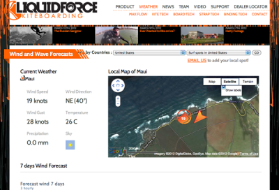 Liquid Force Announces Free Wind Reports