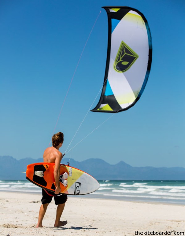 Designer Mark Pattison says the Zero’s wind range will be around 5-12 knots for a 145 lb. rider. Photo Ydwer van der Heide