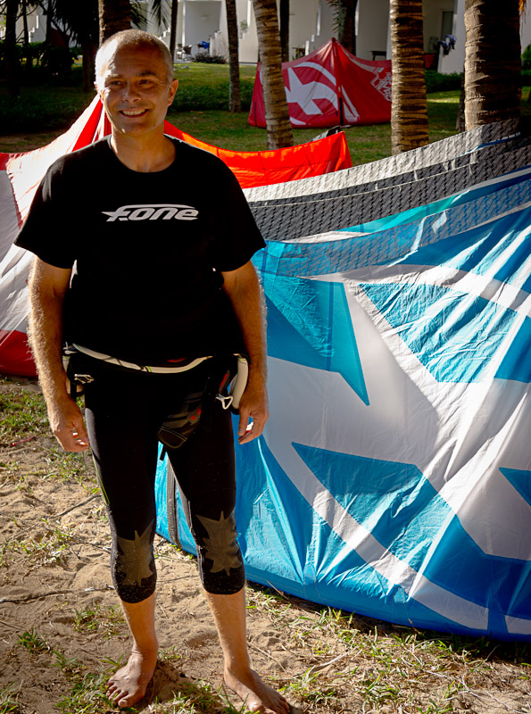 F-One kite designer Robert Graham.