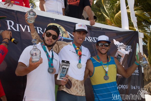 Downwind 10km 1st Xantos Villegas 2nd Ricardo Lecesse 3rd Pedro Pablo Gonza?lez