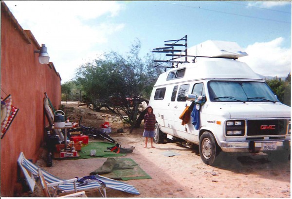 According to Eric, “The van seemed a lot bigger back then.” Photo: Rienstra Family Archives