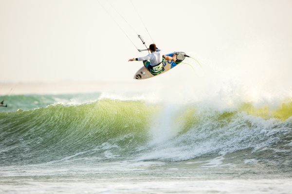 “After a full day of contest riding, I coaxed Keahi into this last light session. With a focus on big moves, he unleashed some insane aerials and powerful, fluid turns.” - Toby Bromwich